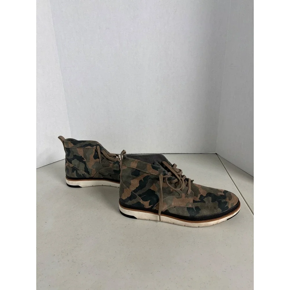Hush Puppies Mens Camo Suede Chukka Boots HM01132-231 Wide 12 Camouflage Bounce+